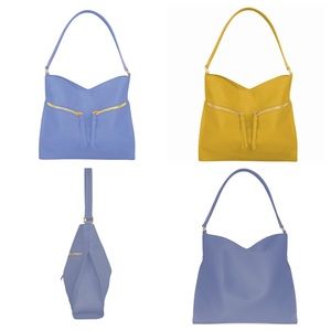 NEW! Tote Le Monde Geneva Tote (Genuine Leather) Two Colors Available (Shown)